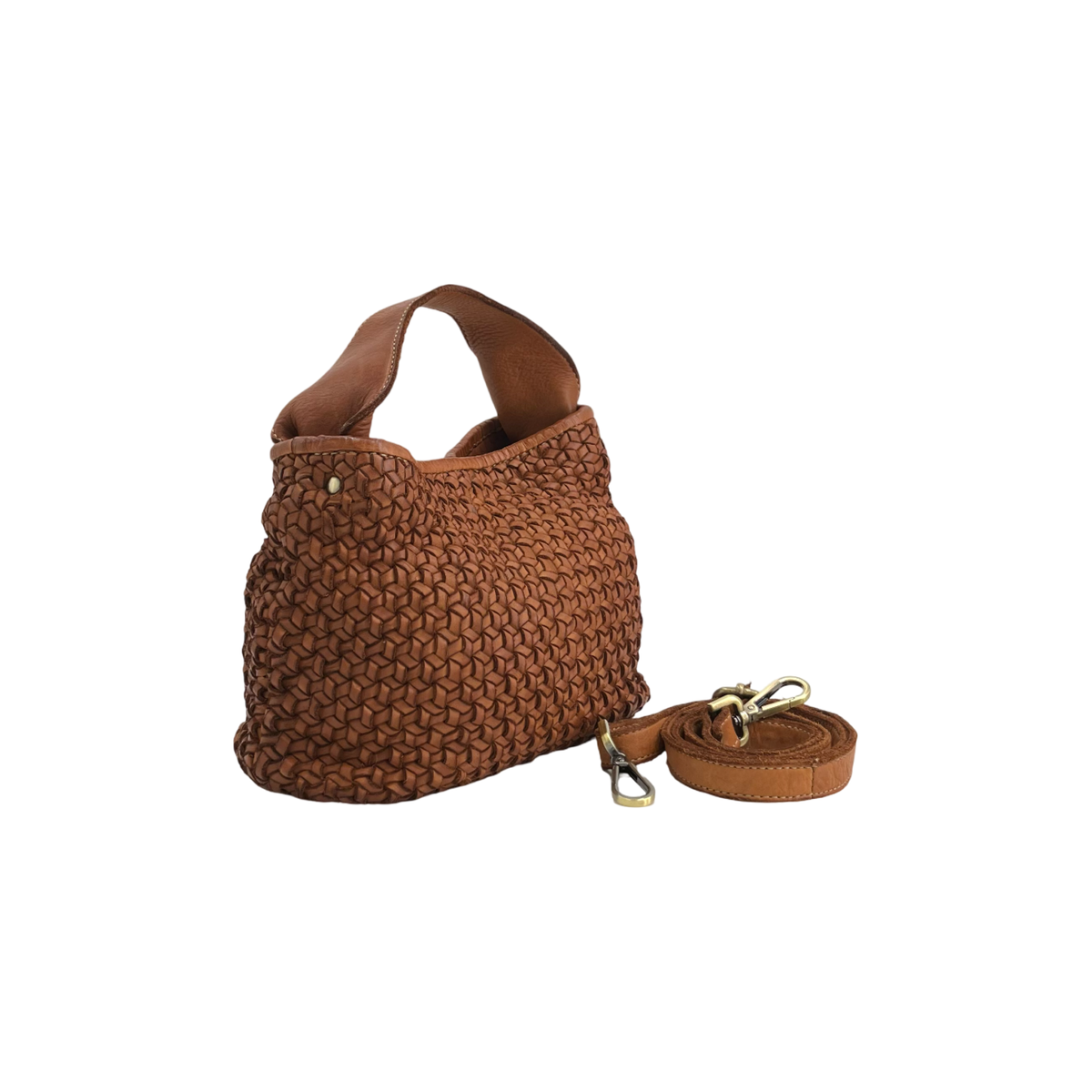 Peninsula Woven Mini Satchel